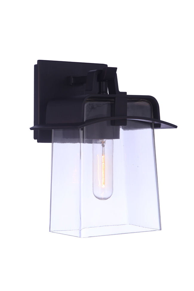 ZA6004-ABZ - Smithy 1 Light 10.38" High Outdoor Wall Lantern - Aged Bronze Brushed