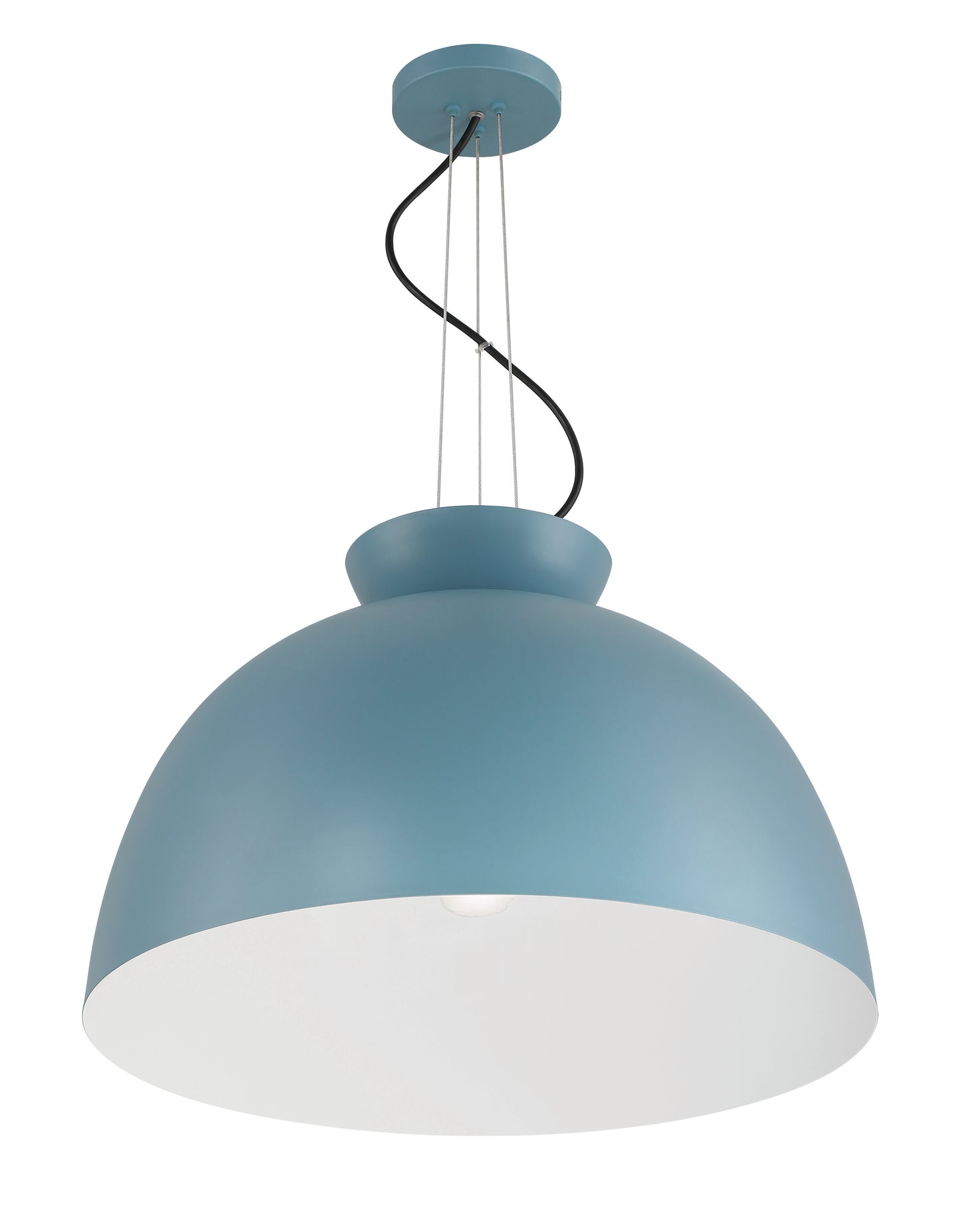 59192-DB - Ventura Dome 1 Light 20" Wide Pendant - Dusty Blue
