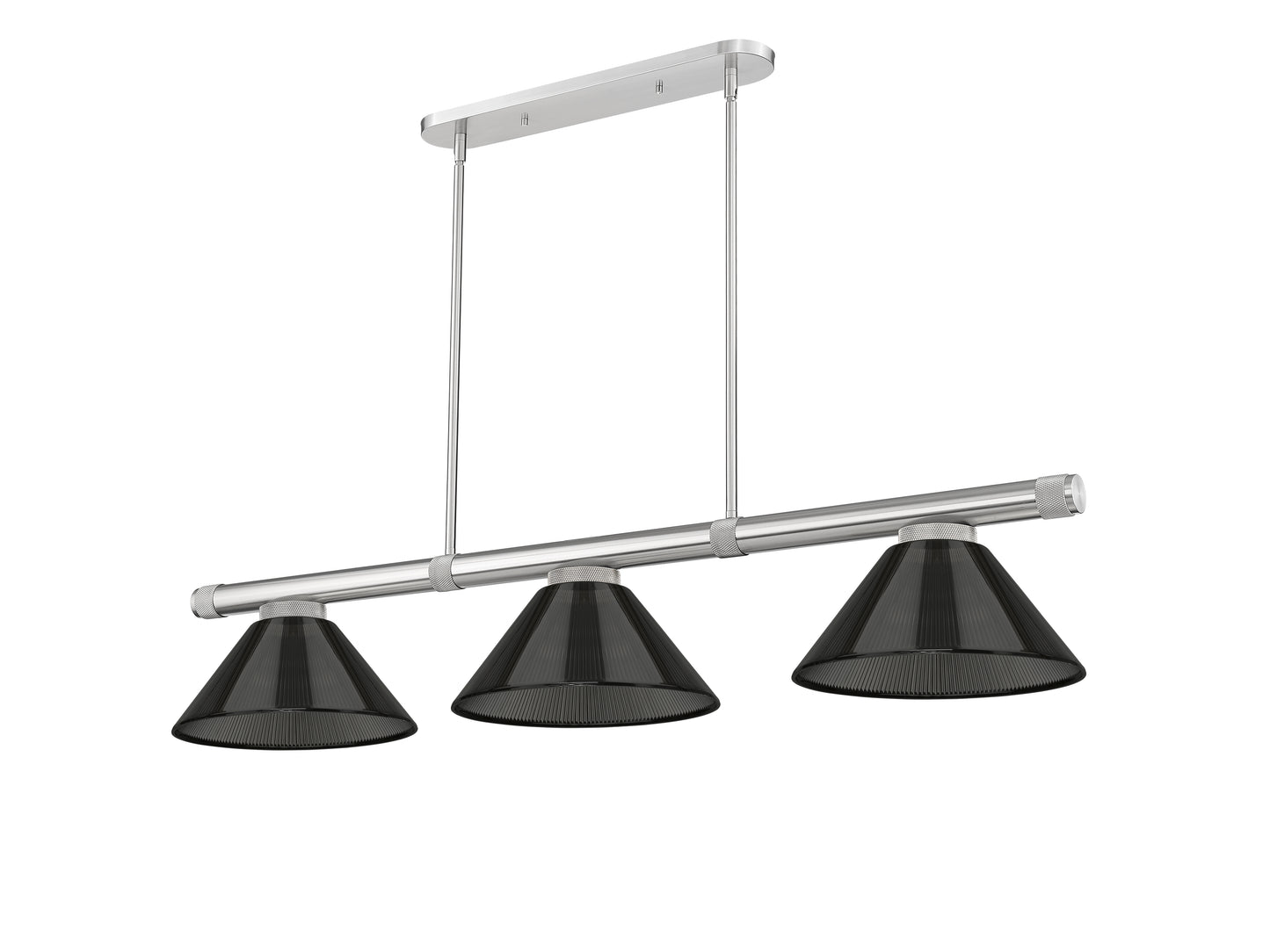 3050-3BN-ARS - Vanguard 3 Light 58" Billiard - Brushed Nickel