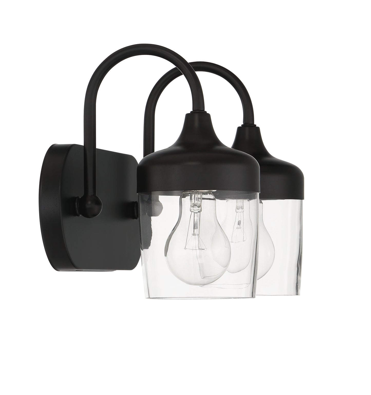 58102-FB - Wrenn 2 Light 12.75" Wide Vanity Light - Flat Black