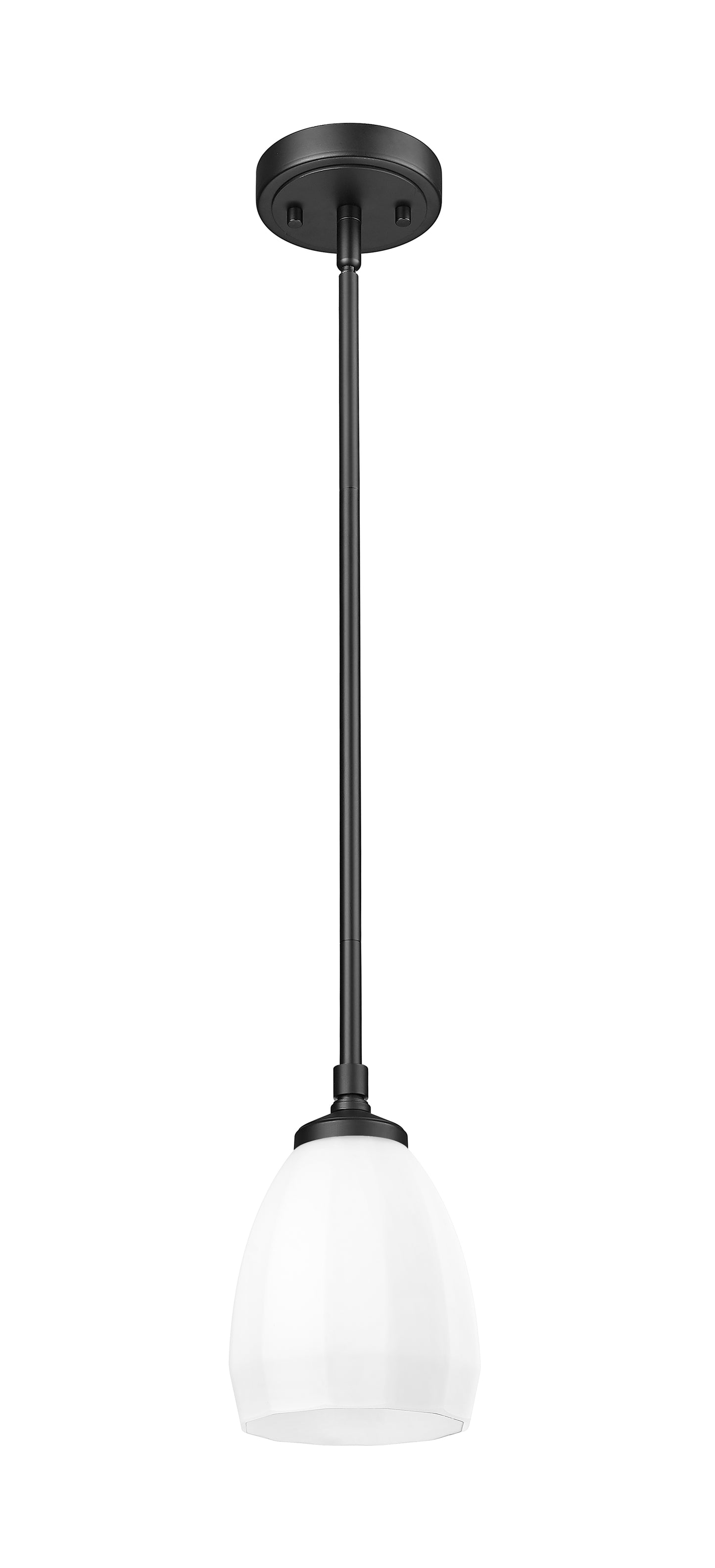 7004P5-MB - Oren 1 Light 6" Pendant - Matte Black