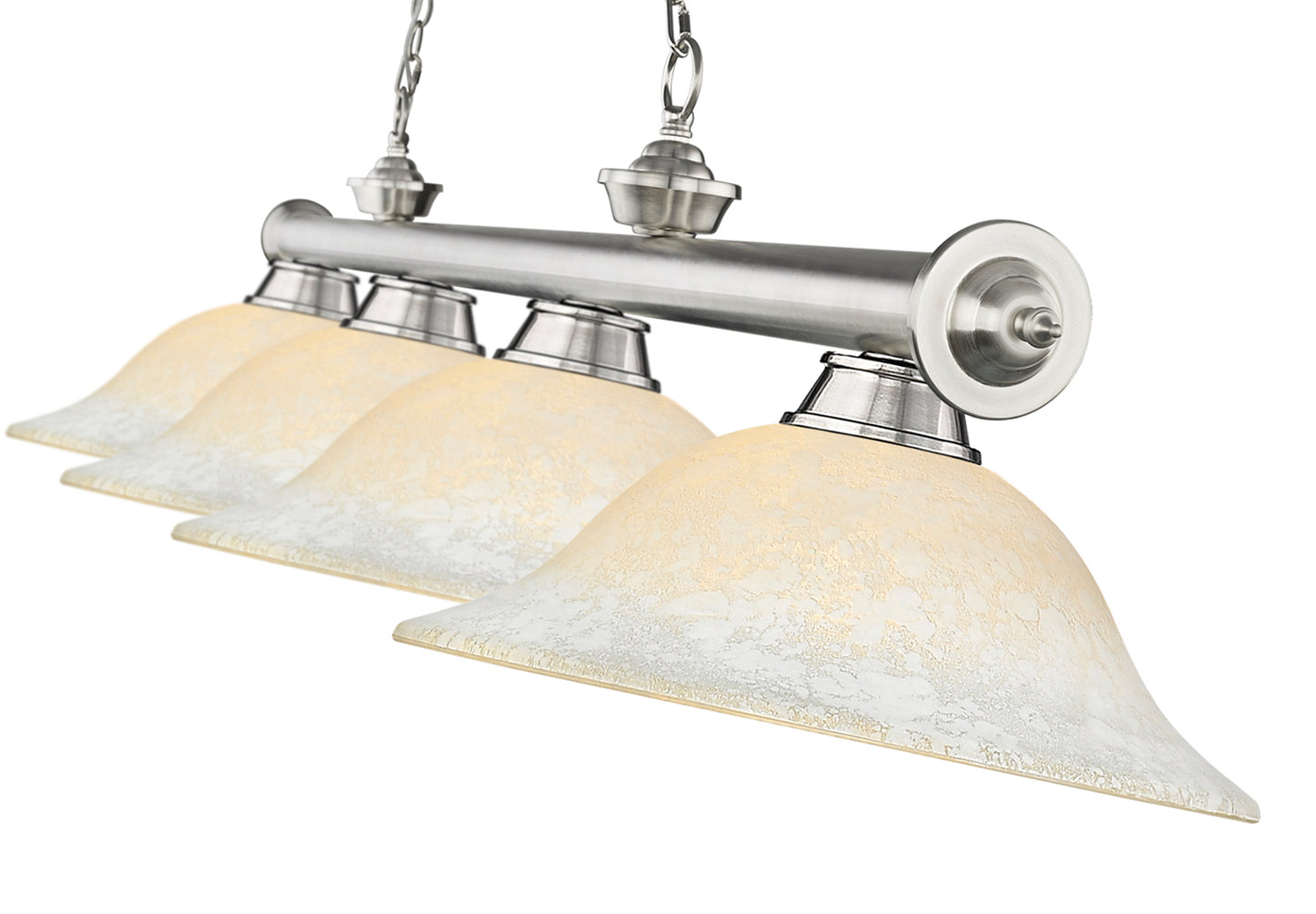 2306-4BN-WM16 - Cordon 4 Light 82" Billiard - Brushed Nickel