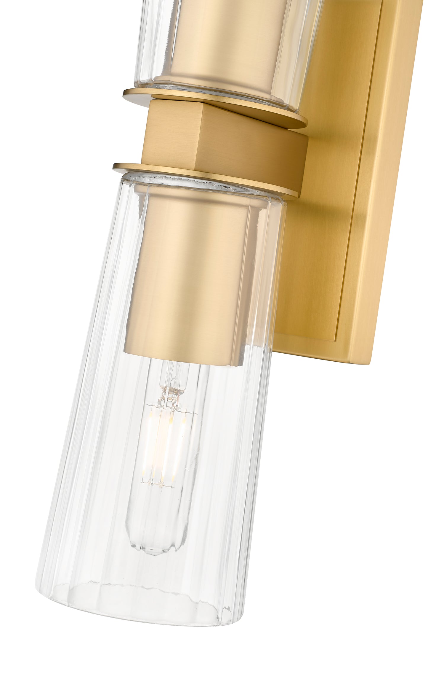 826-2S-MGLD - Titus 2 Light Wall 18" Sconce - Modern Gold
