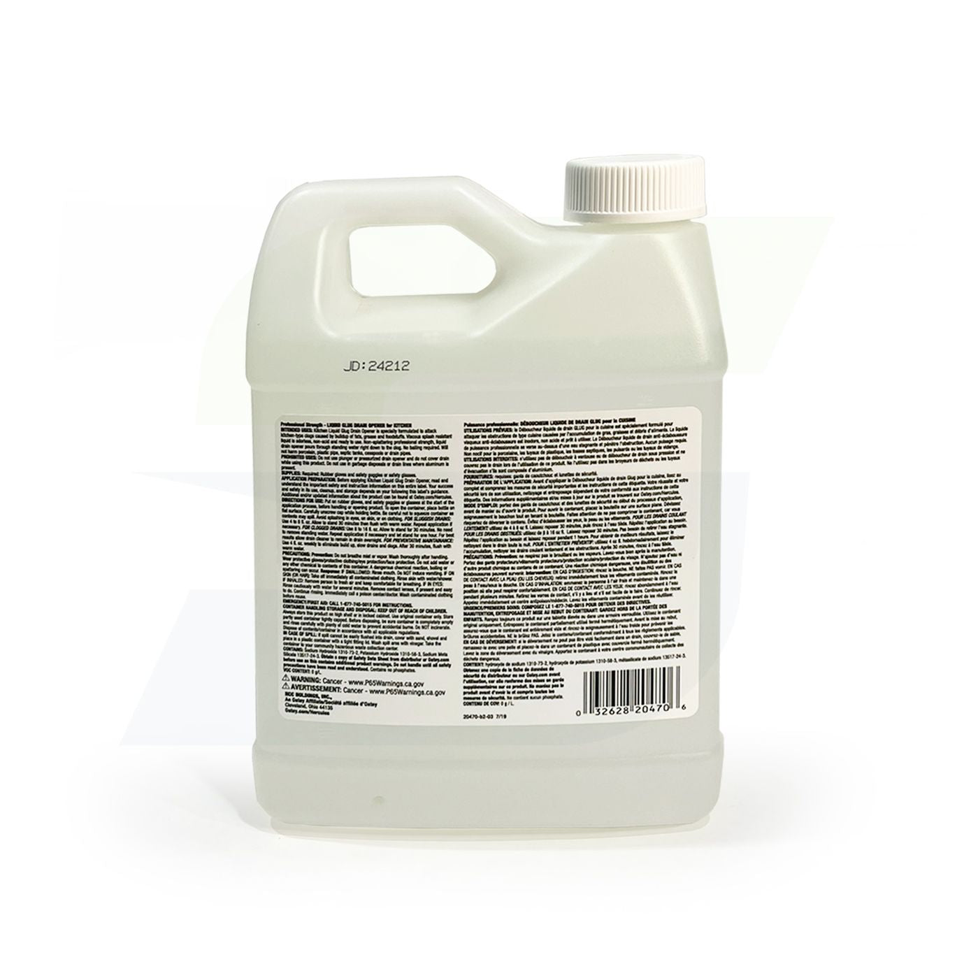 20470 - Hercules Glug Kitchen Liquid Drain Opener - 1 Quart