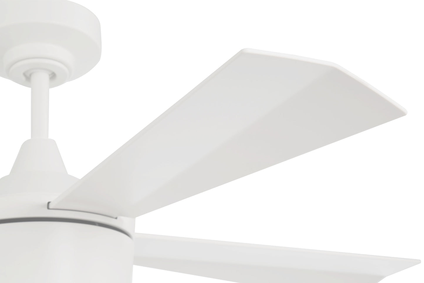 THO42W4 - Theo Indoor/Outdoor 42" 4 Blade Indoor Outdoor Ceiling Fan with Light Kit - White