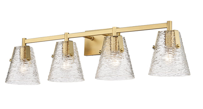 1101-4V-MGLD - Analia 4 Light 36" Vanity - Modern Gold