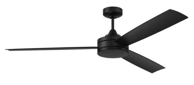 INS62FB3 - Inspo 62 Indoor/Outdoor 62" 3 Blade Indoor Outdoor Ceiling Fan - Flat Black