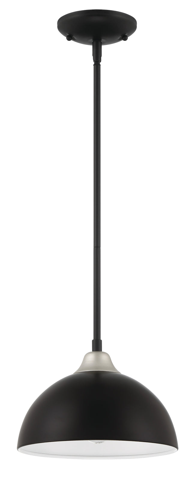 ZA4911-MNSA - Kahn 1 Light 10" Wide Outdoor Pendant - Midnight / Satin Aluminum