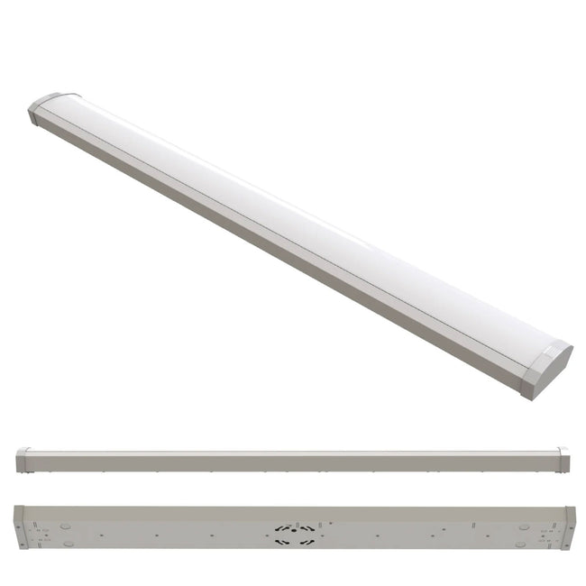 773503 - 48" Dimmable LED Utility Ceiling Light - 46 Watt - Adjustable CCT