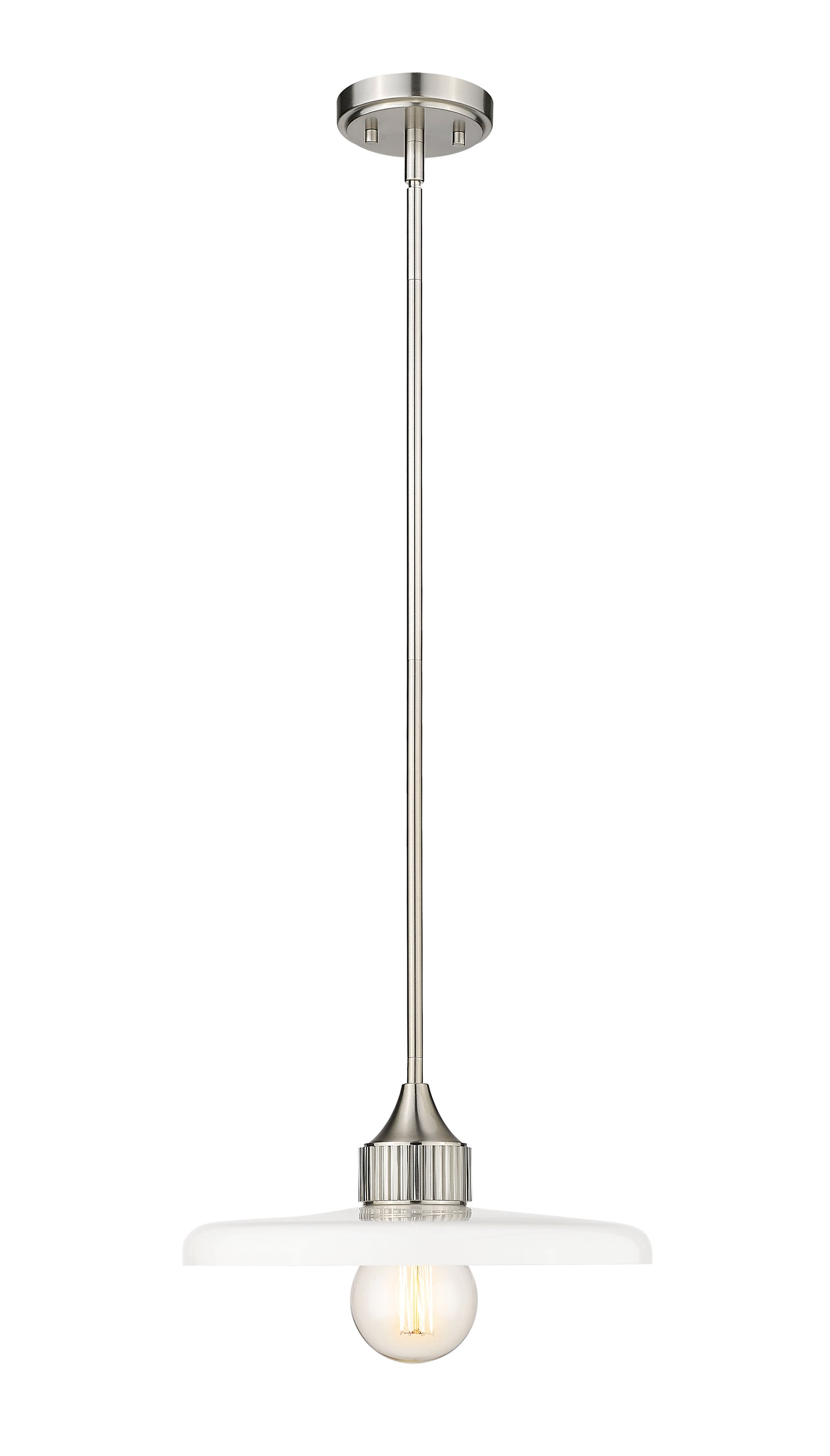 820P14-BN - Paloma 1 Light 14" Pendant - Brushed Nickel