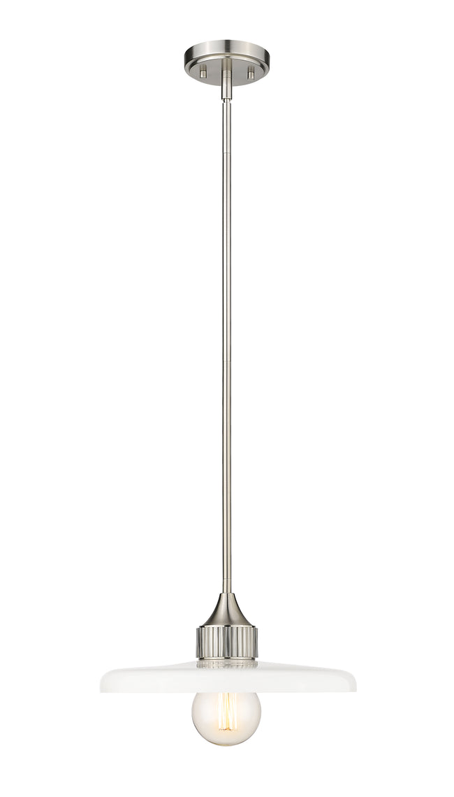 820P14-BN - Paloma 1 Light 14" Pendant - Brushed Nickel