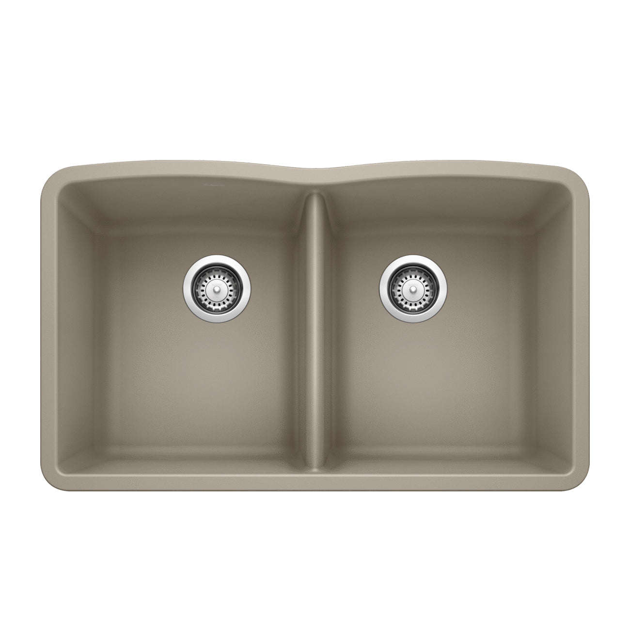 441286 - 32" Diamond Equal Double Bowl Undermount Kitchen Sink - Truffle