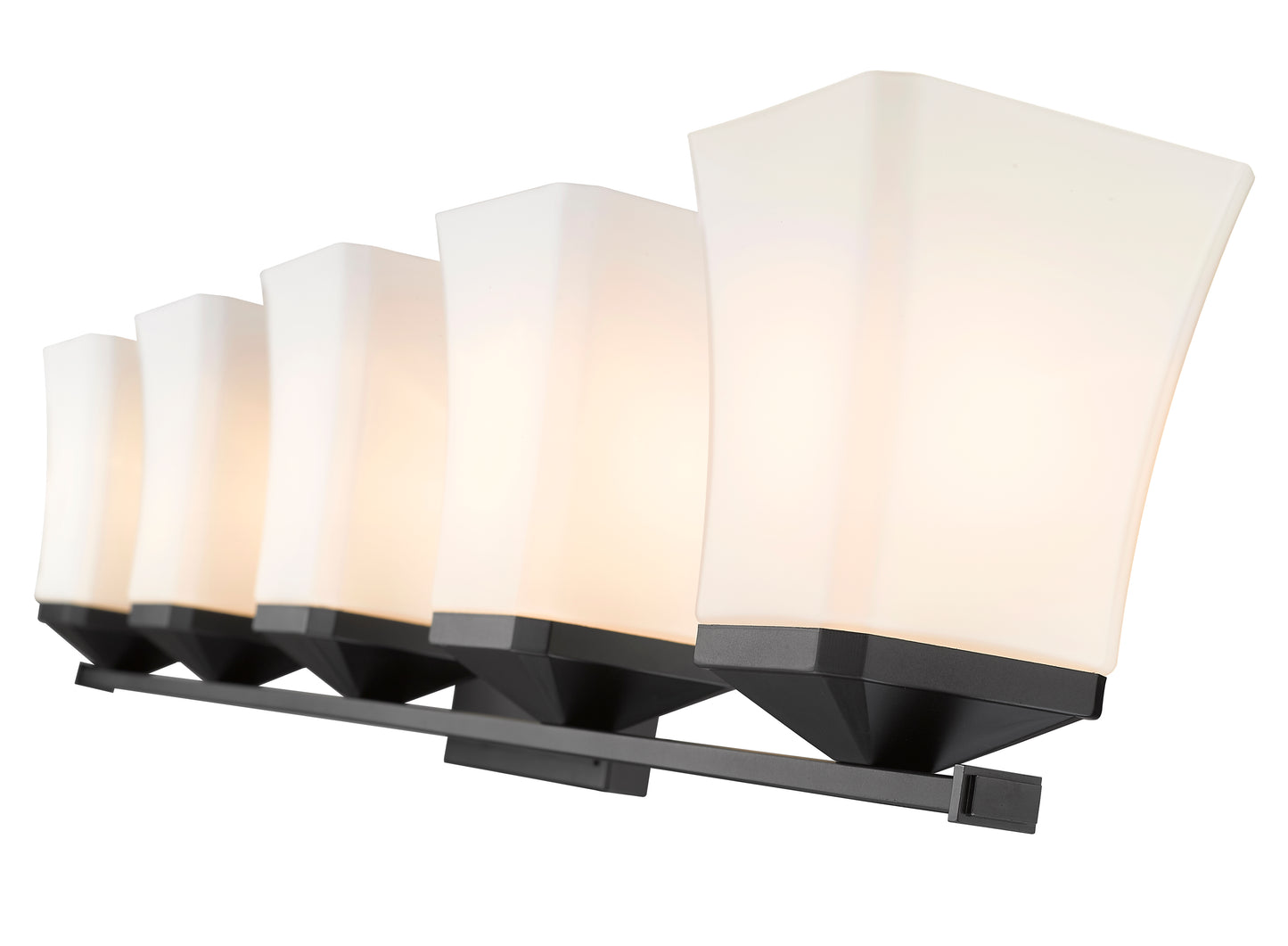1939-5V-MB - Darcy 5 Light 38" Vanity - Matte Black