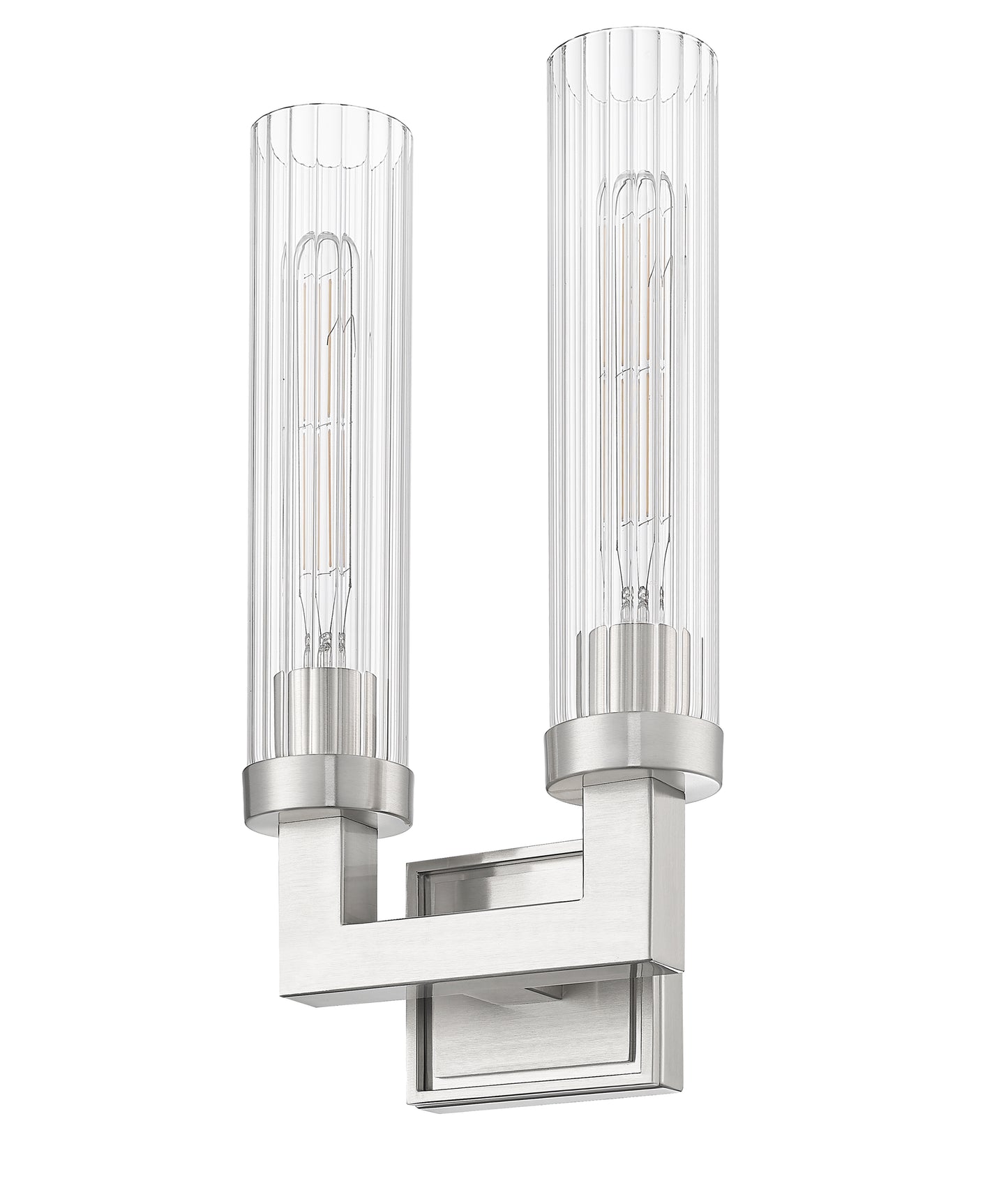 740-2S-BN - Beau 2 Light Wall 17" Sconce - Brushed Nickel
