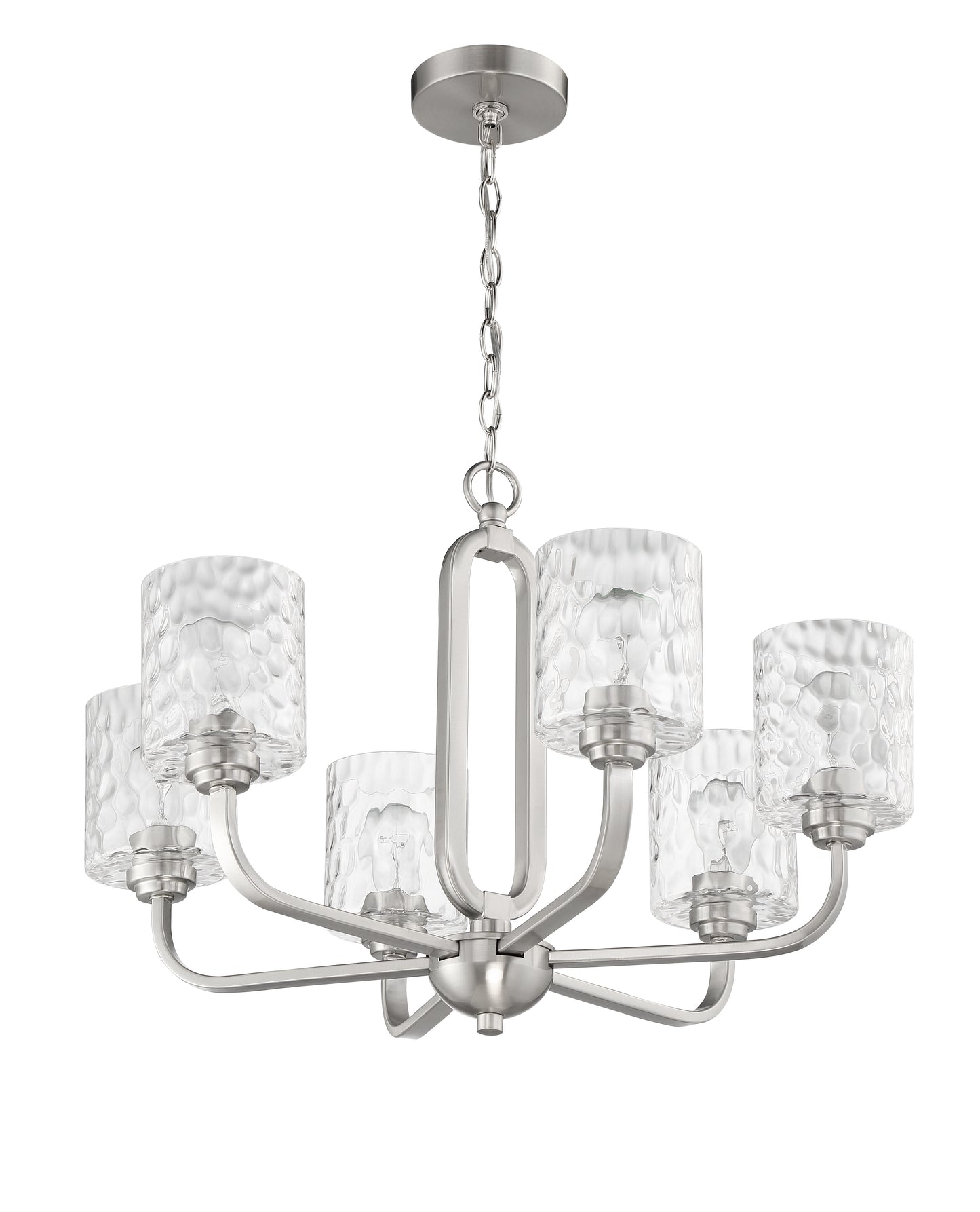54226-BNK - Collins 6 Light 26" Wide Chandelier - Brushed Nickel