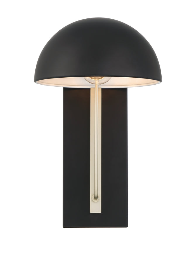 ZA4904-MNSA - Kahn 1 Light 14" High Outdoor Wall Lantern - Midnight / Satin Aluminum