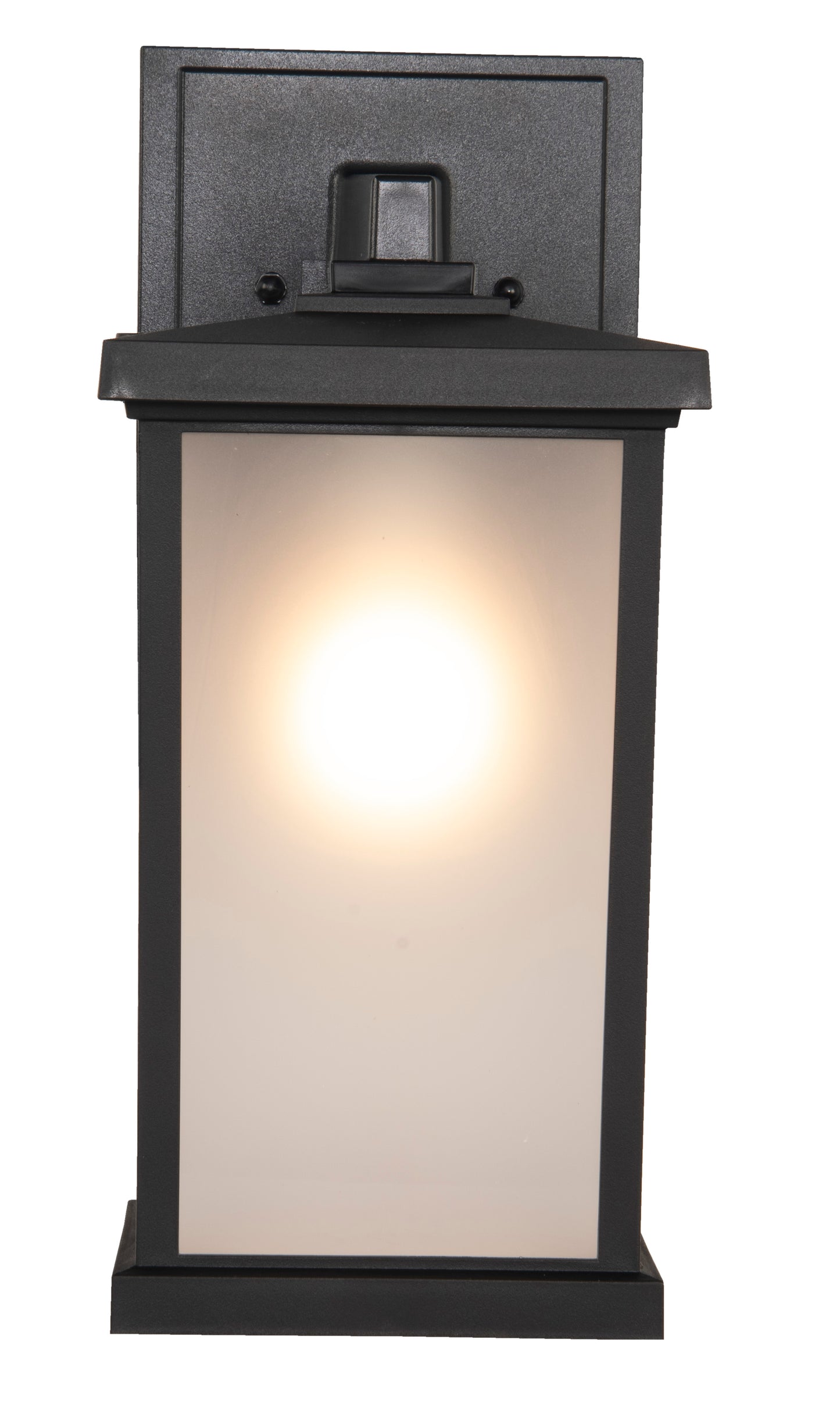 ZA2414-TB - Resilience Lanterns 1 Light 14" High Outdoor Wall Lantern - Textured Black