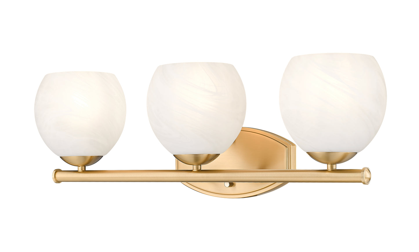 1963-3V-MGLD - Colette 3 Light 24" Vanity - Modern Gold