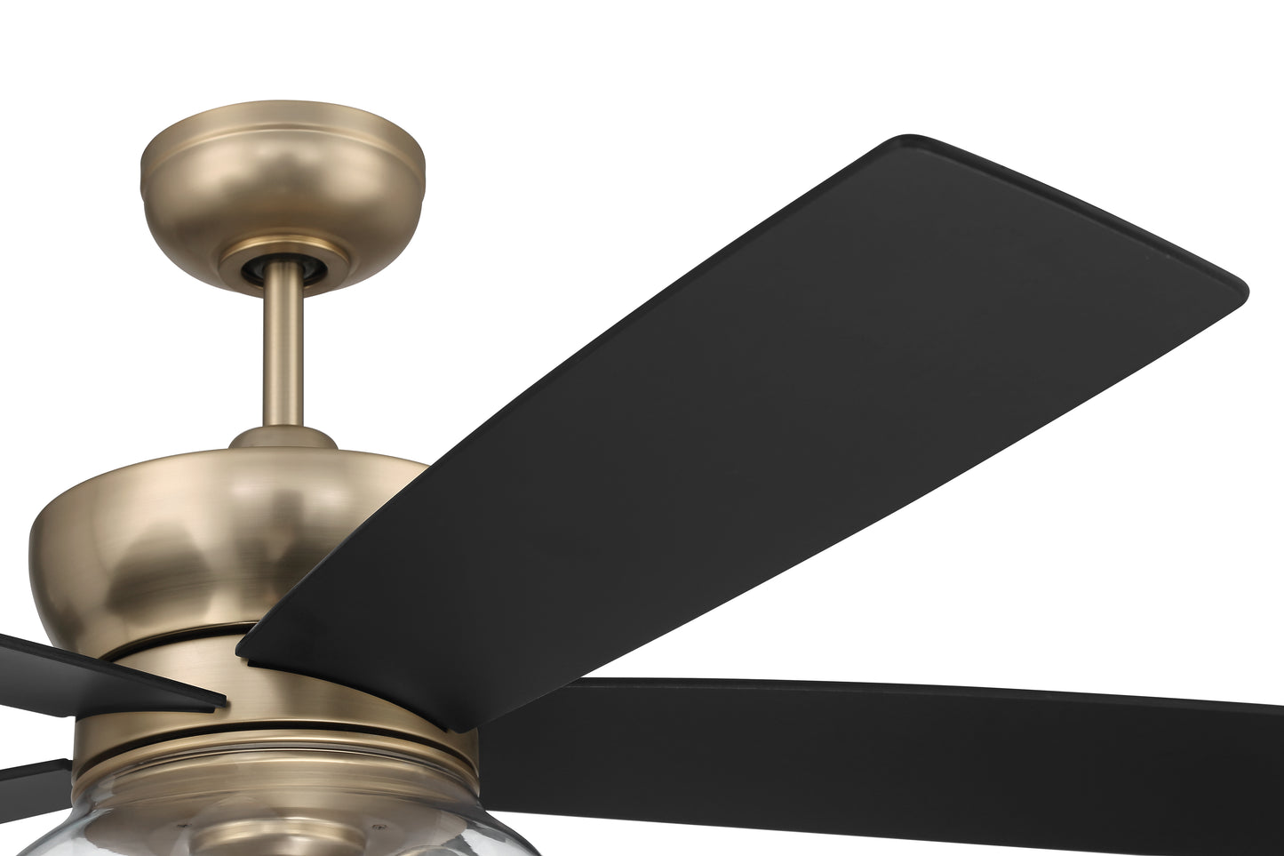 GBN52SB5 - Gibson 52" 5 Blade Ceiling Fan with Light Kit - Satin Brass