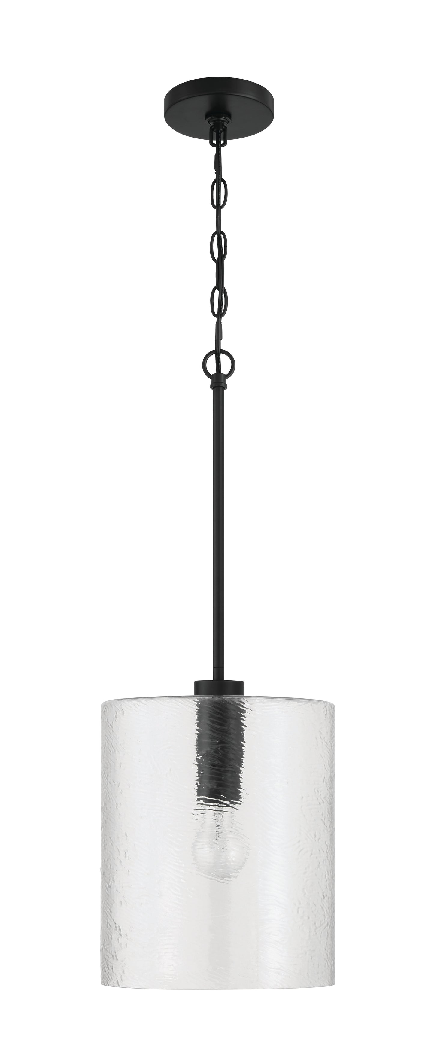 60292-FB - Lyndsey 1 Light 10" Wide Pendant - Flat Black