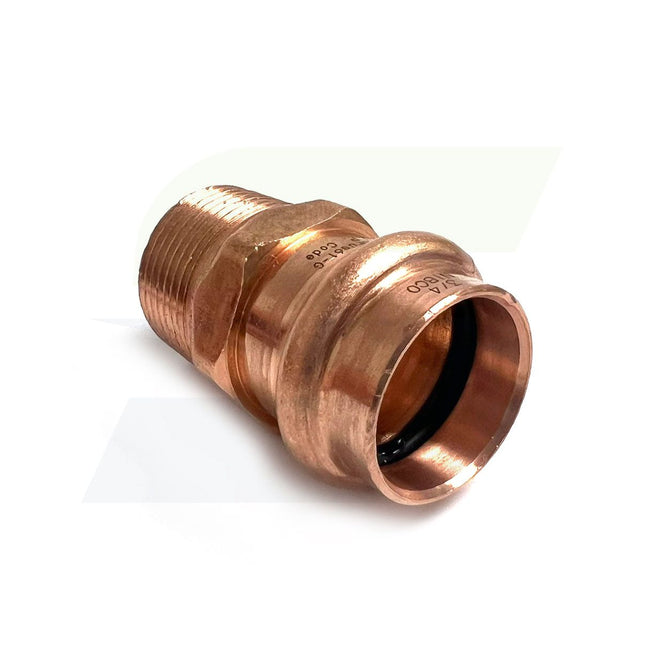 PC604 - Copper 1-1/4" Press x Male Adapter
