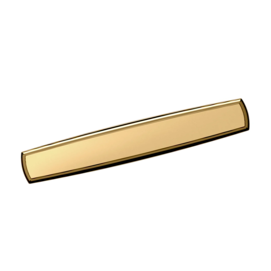 4362031 - 4" Centers - Severin Fayerman B Pull - Unlacquered Brass