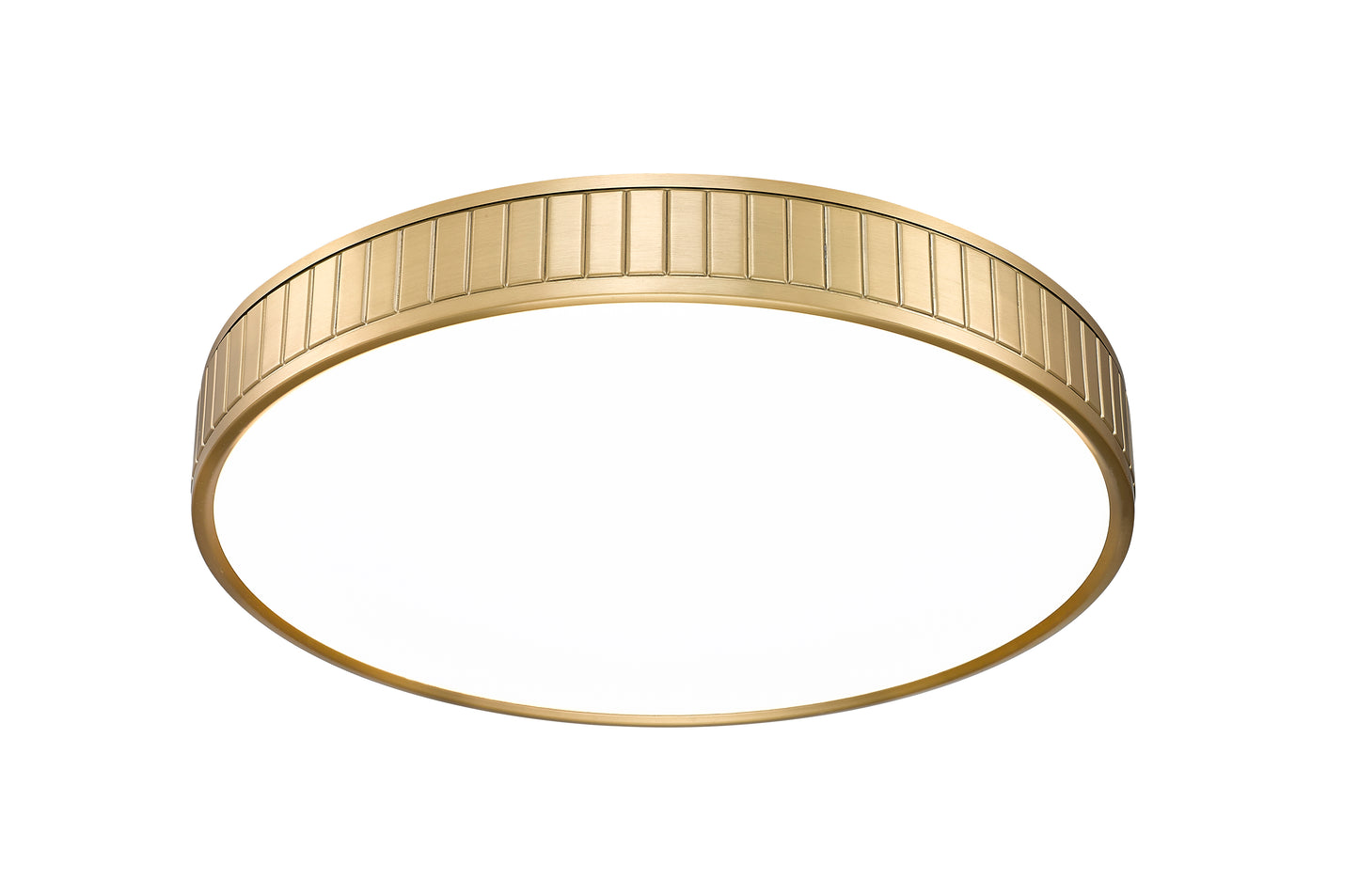 1005F20-MGLD-LED - Madison 1 Light Flush 20" Mount - Modern Gold