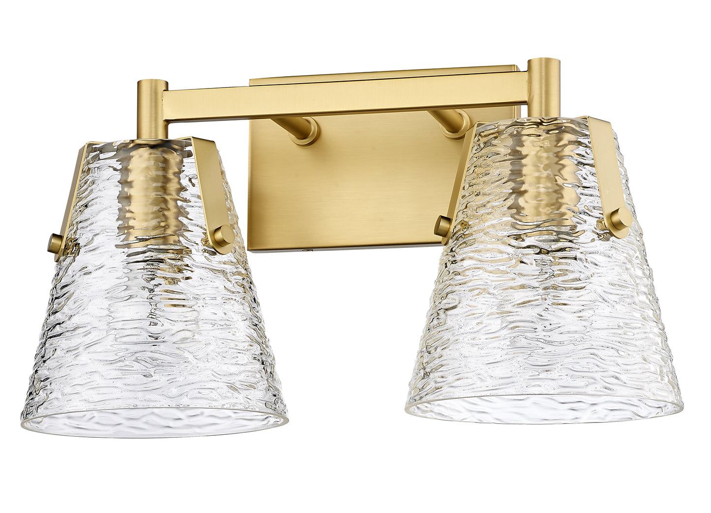 1101-2V-MGLD - Analia 2 Light 16" Vanity - Modern Gold