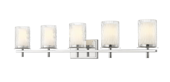 1949-5V-CH - Grayson 5 Light 40" Vanity - Chrome