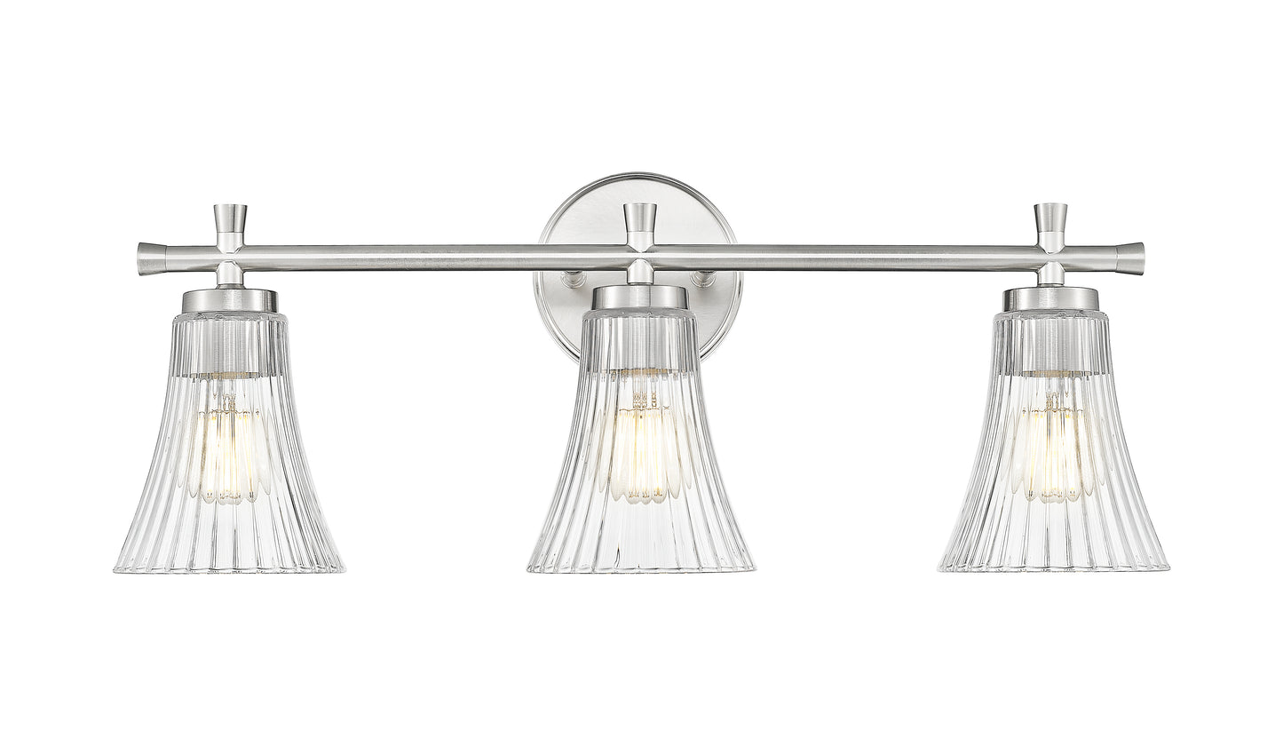 7519-3V-BN - Belle 3 Light 24" Vanity - Brushed Nickel