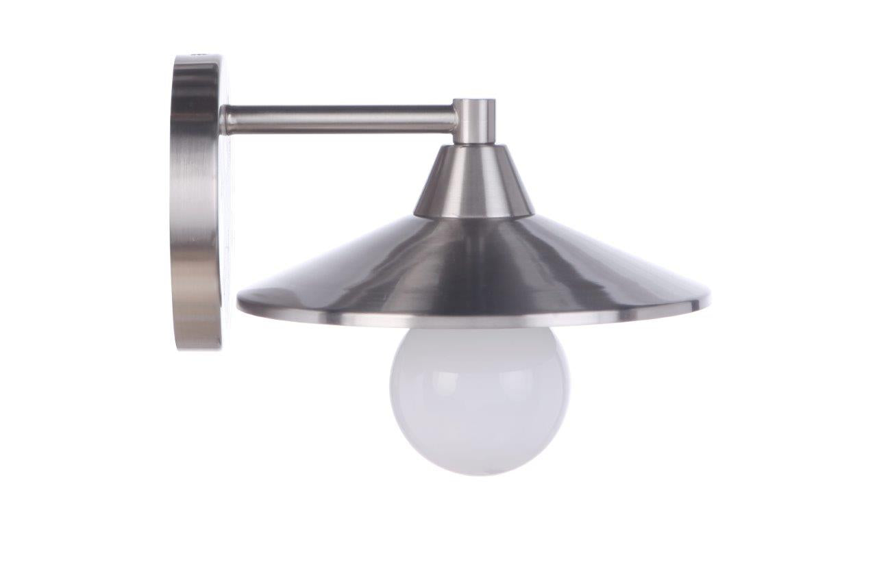 12508BNK1 - Isaac 1 Light 5.12" High Wall Sconce - Brushed Nickel