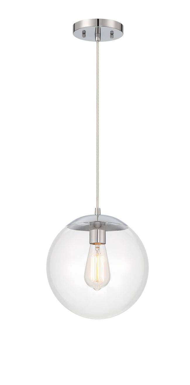 56891-CH - Gaze 1 Light 10" Wide Pendant - Chrome