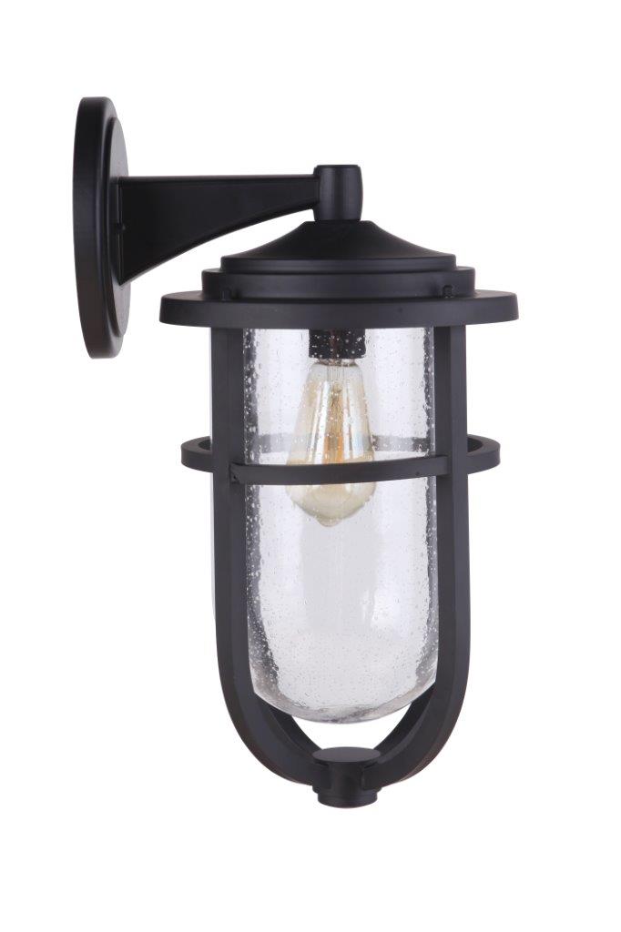 ZA4724-MN - Voyage 1 Light 19" High Outdoor Wall Lantern - Midnight