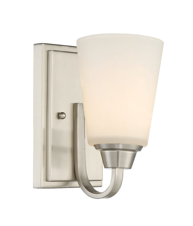 41901-BNK - Grace 1 Light 8.5" High Wall Sconce - Brushed Nickel