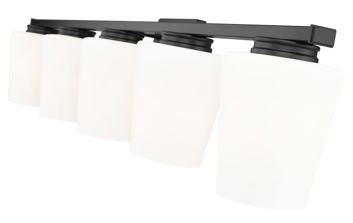 7703-5V-MB - Nextra 5 Light 42" Vanity - Matte Black