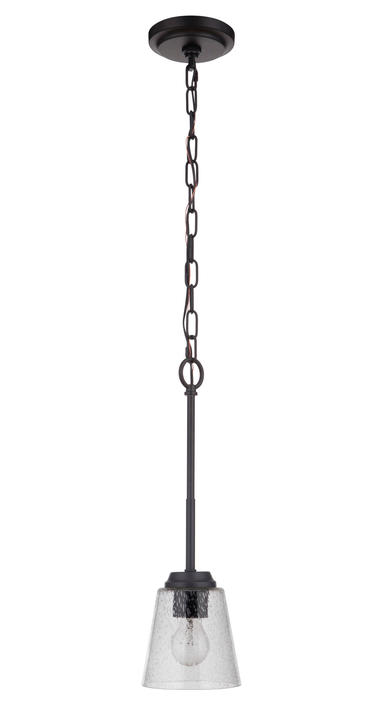 50291-FB - Tyler 1 Light 5.5" Wide Mini Pendant - Flat Black