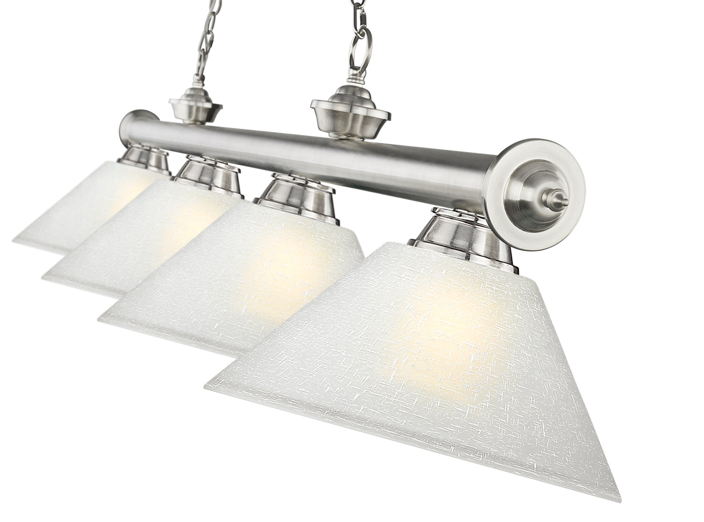 2306-4BN-AWL14 - Cordon 4 Light 81" Billiard - Brushed Nickel