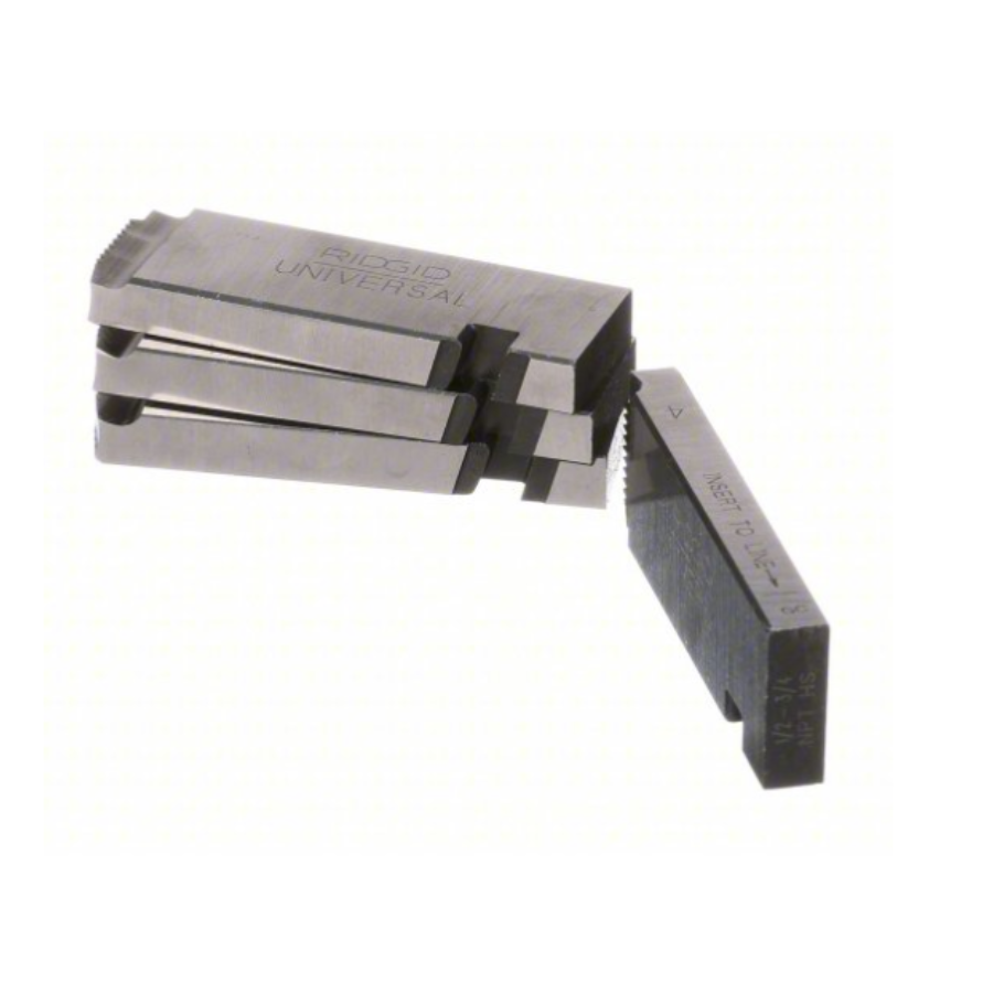 47765 - Replacement Pipe Die - For Ridgid Machine Universal Heads - 1/2" to 3/4 in Pipe, NPT, Right Hand