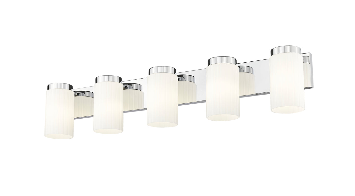 746-5V-CH - Burk 5 Light 38" Vanity - Chrome