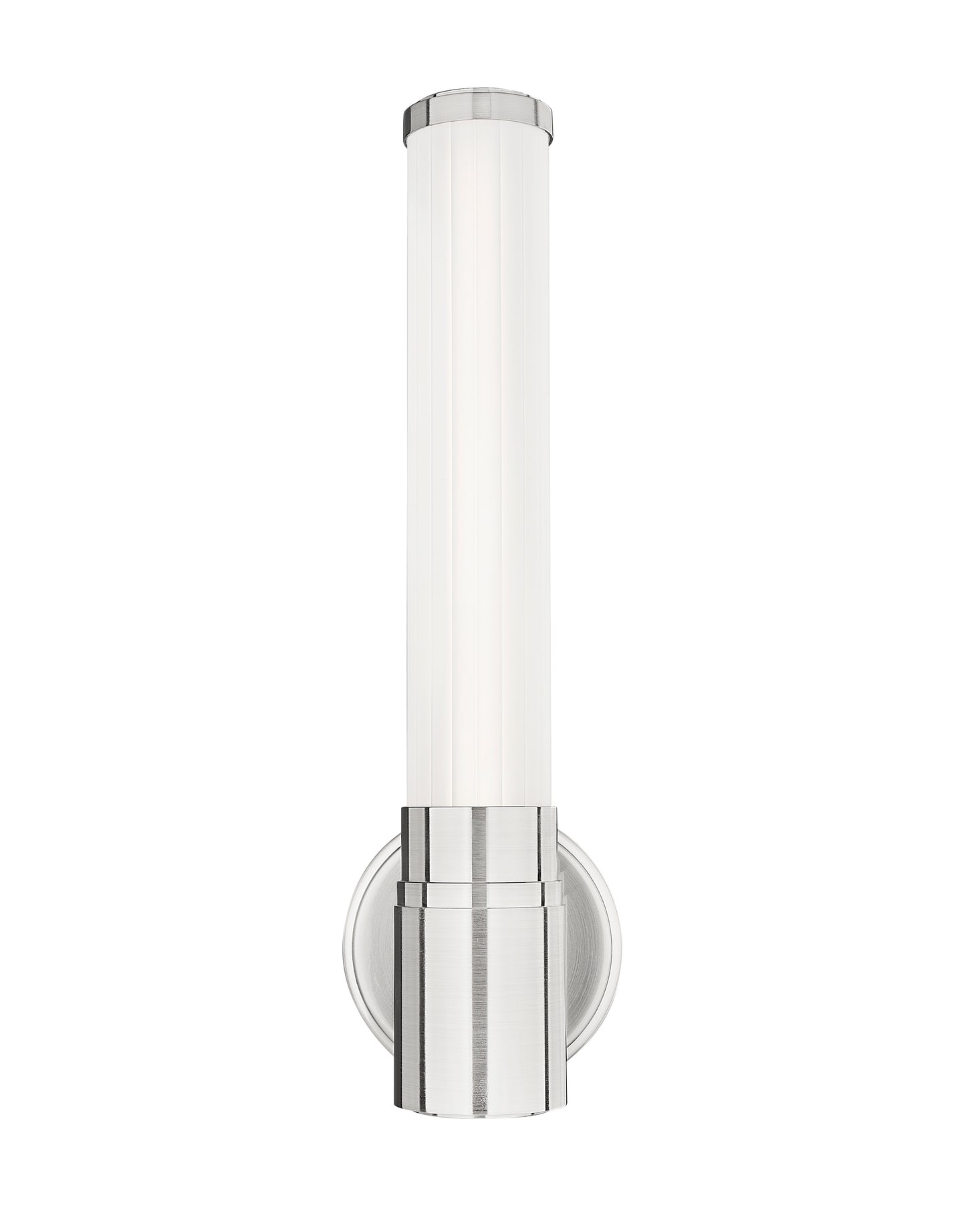 1020-1S-BN-LED - Warwick 1 Light Wall 16" Sconce - Brushed Nickel