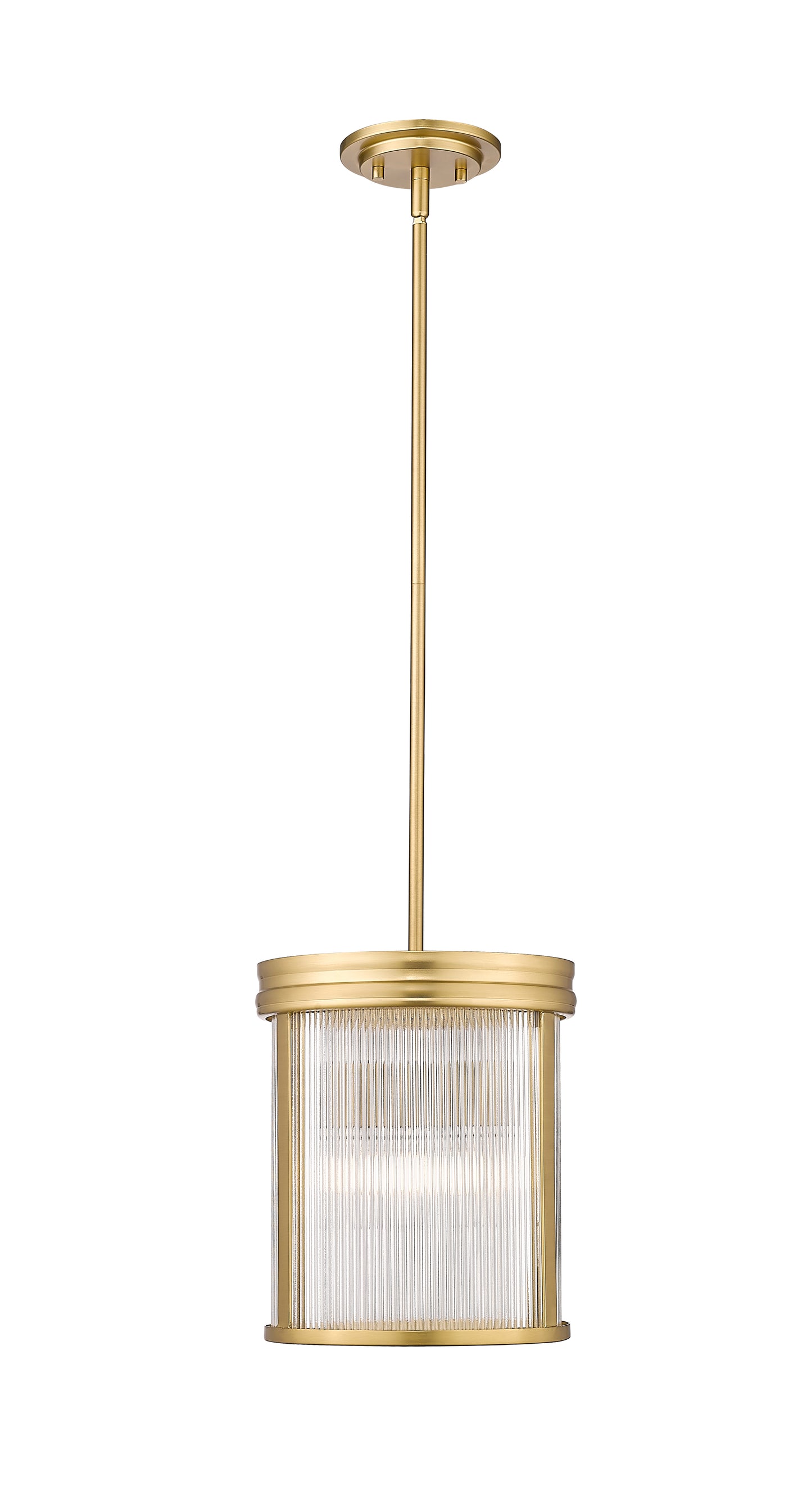 7504P10-MGLD - Carnaby 3 Light 10" Pendant - Modern Gold