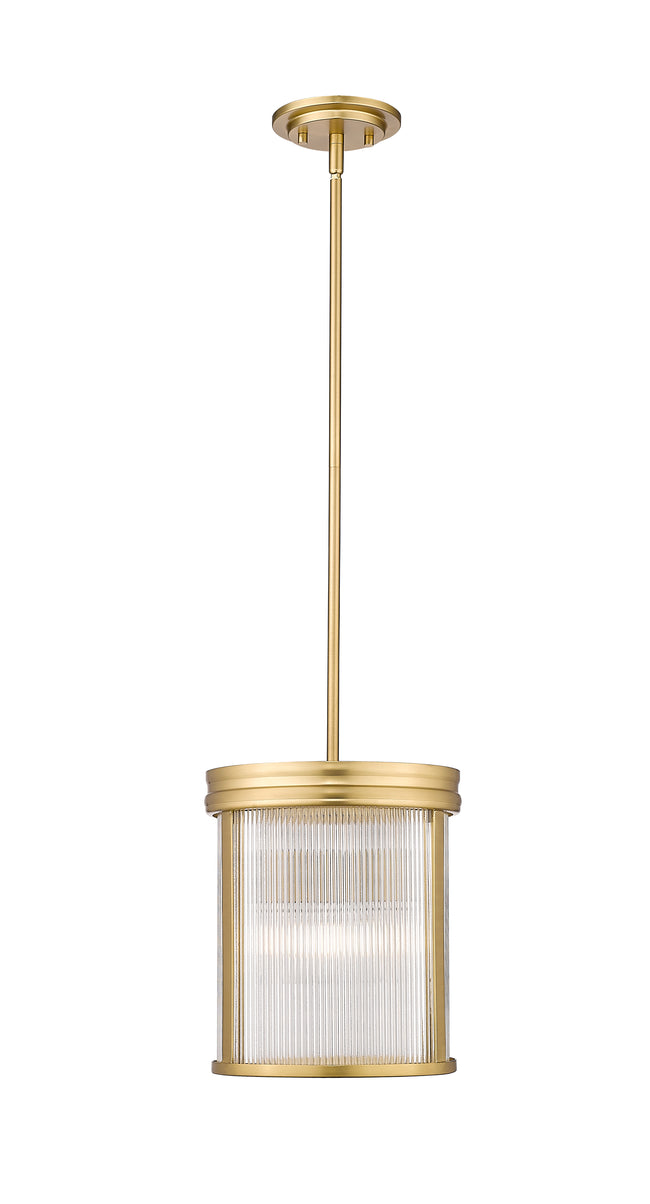7504P10-MGLD - Carnaby 3 Light 10" Pendant - Modern Gold