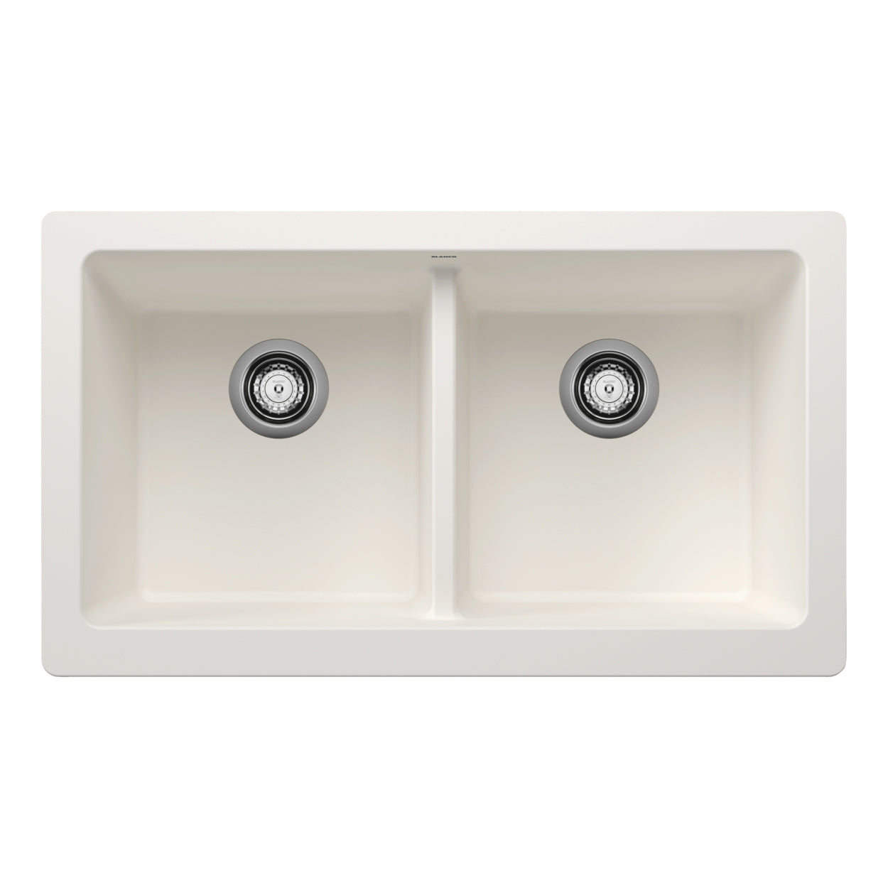 526550 - 33" Vintera Double Bowl Apron-Front Farmhouse Sink - White