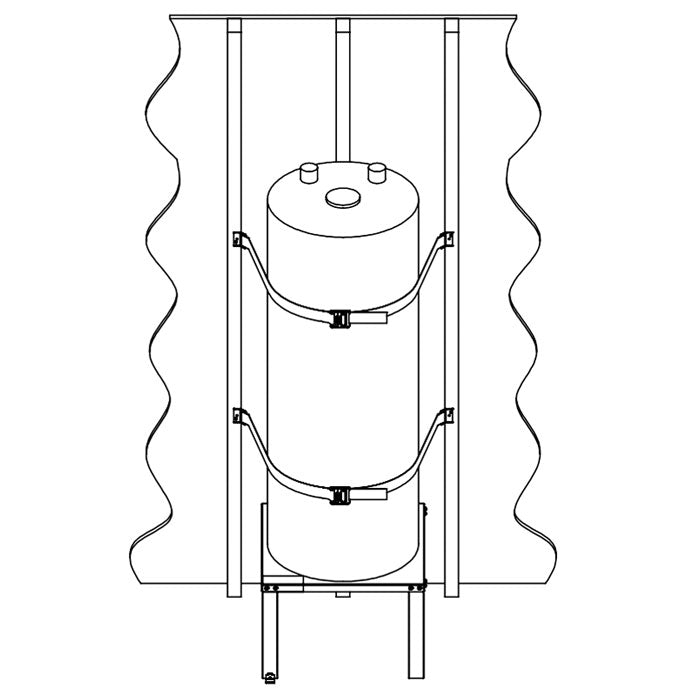 QB-50-F - Belt Style Water Heater Strap