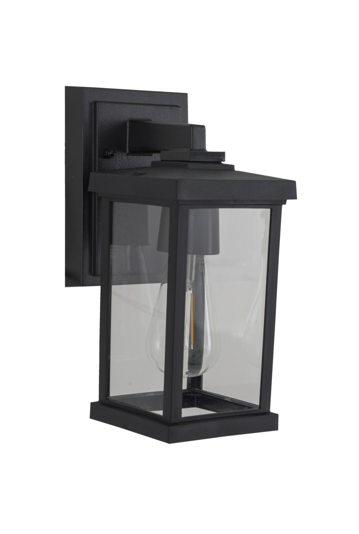 ZA2404-TB-C - Resilience Lanterns 1 Light 11.38" High Outdoor Wall Lantern - Textured Black