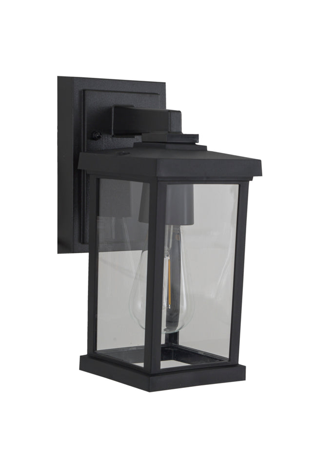 ZA2404-TB-C - Resilience Lanterns 1 Light 11.38" High Outdoor Wall Lantern - Textured Black