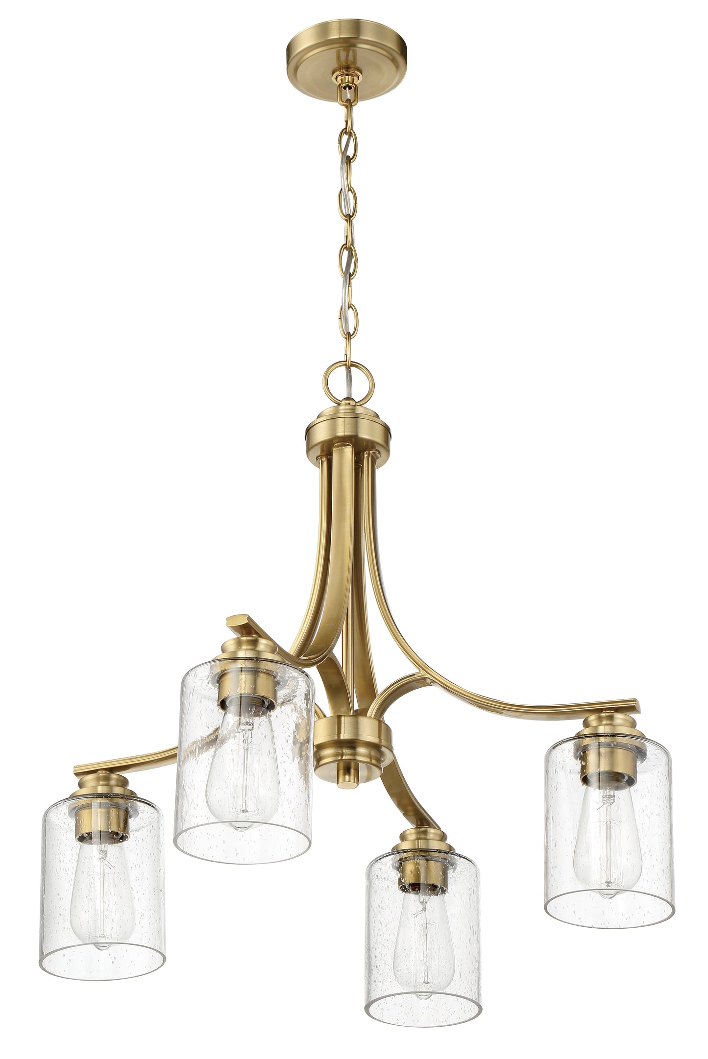 50524-SB - Bolden 4 Light 23" Wide Chandelier - Satin Brass
