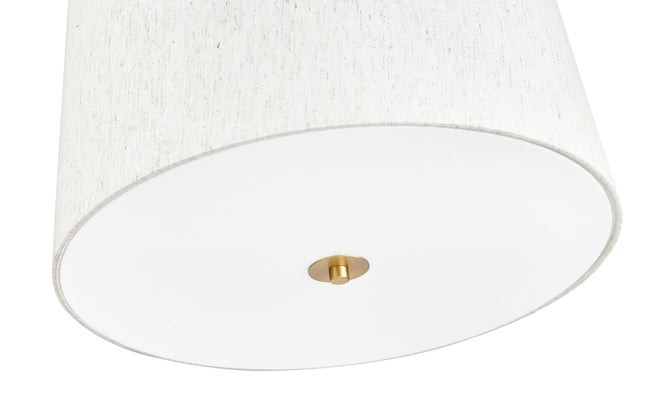 3502P24-MGLD - Weston 6 Light 24" Pendant - Modern Gold