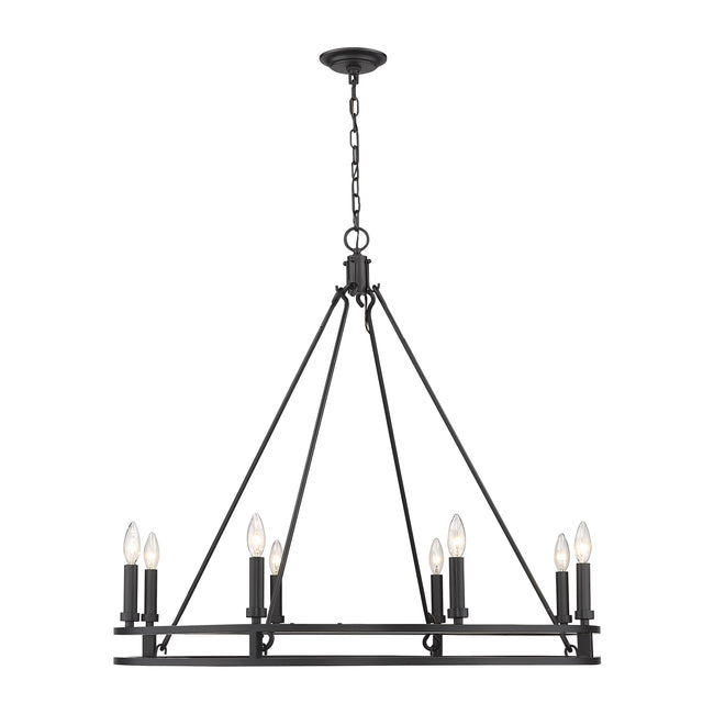 4005-8 - Dennison 8 Light 36" Chandelier
