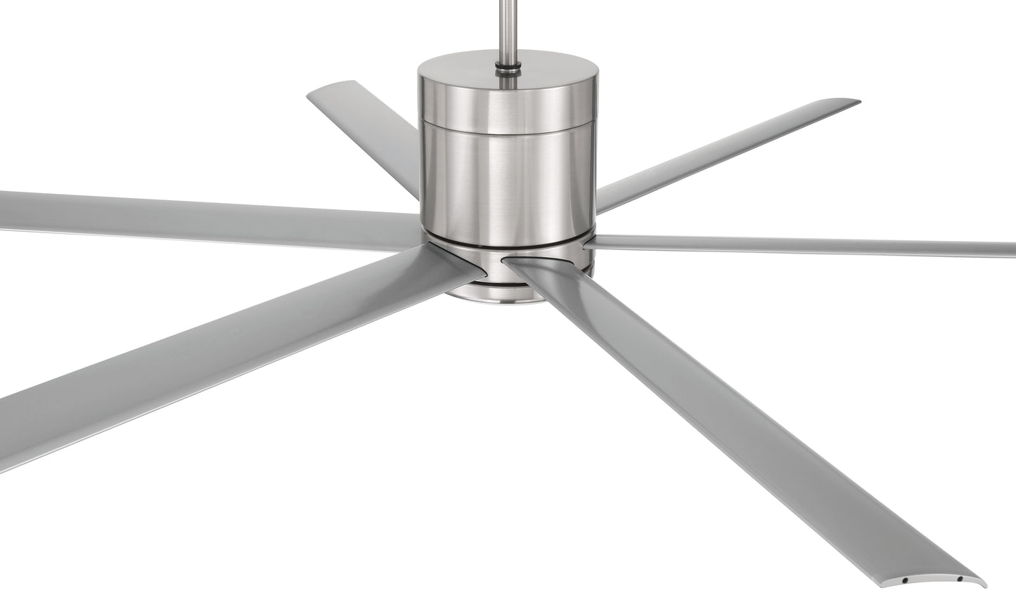 TTE65BNK6 - Tate 65" 6 Blade Indoor Outdoor Ceiling Fan with Light Kit - Brushed Nickel